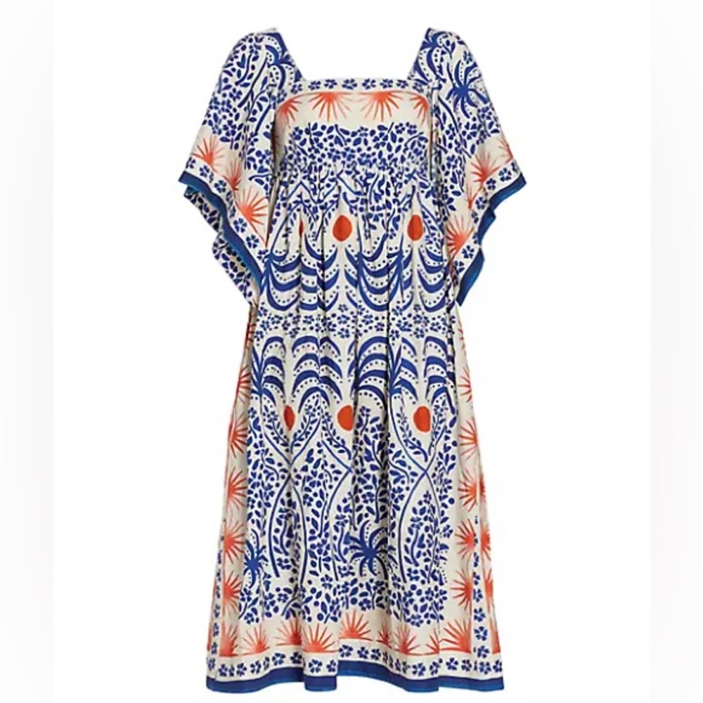 NWT - FARM Rio - Afternoon Breeze Midi Dress - XS